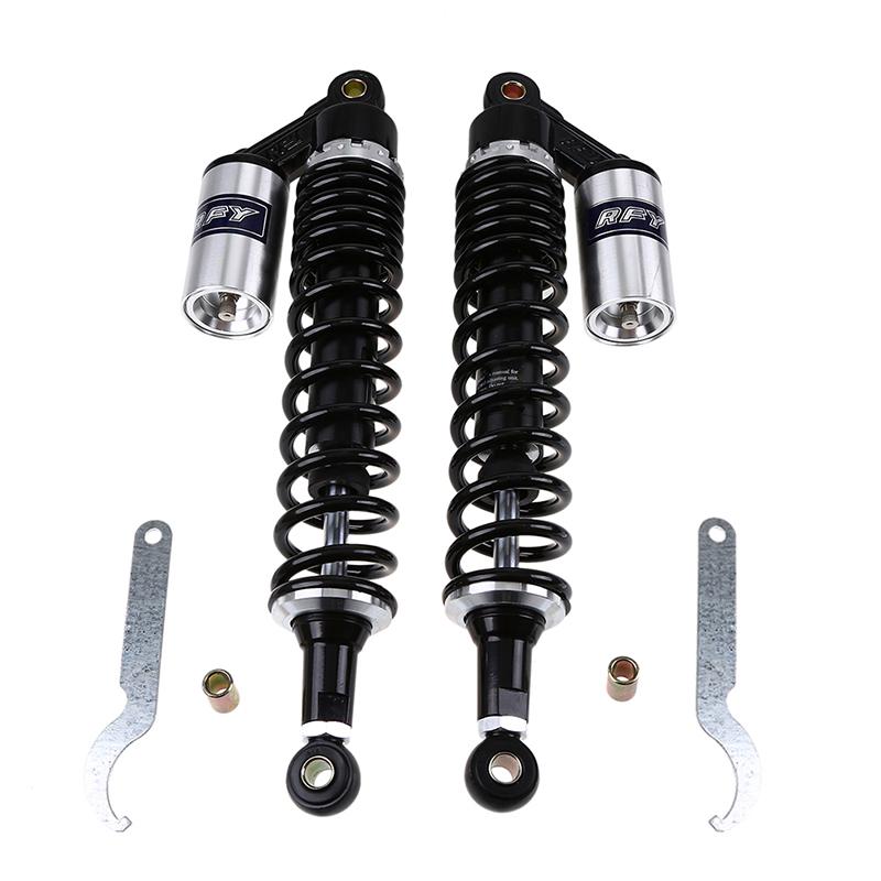 Universal 400mm 15.75" Motorcycle Air Shock Absorber Rear Suspension Spring Damper Replacement for Yamaha Honda