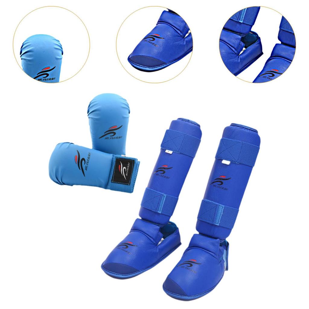 Karate Equipment Set: Gloves, Shin Guards, Material, Comfortable Design, Suitable for Boxing And