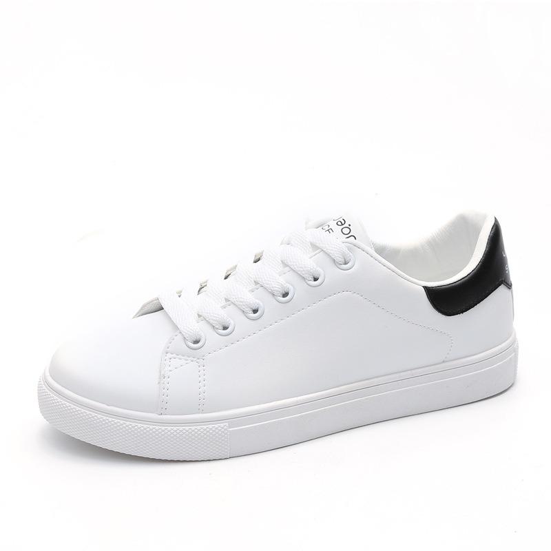 Summer new little white shoes female students lace-up board shoes flat-soled sports and leisure women's shoes 6