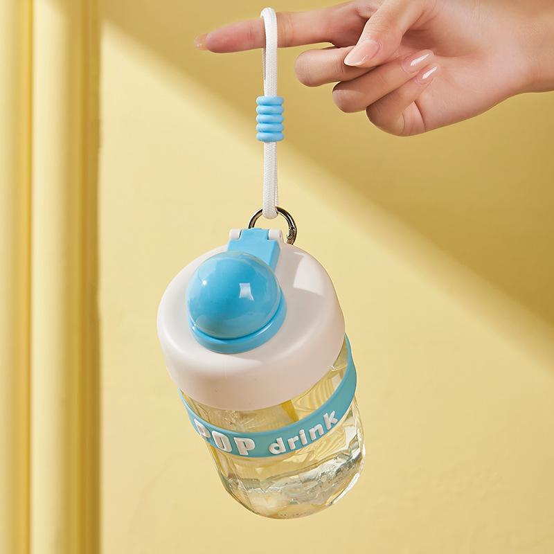 Coffee Cup, Double-drinking Cup, Cute Letter Children's Water Cup, Plastic Cup