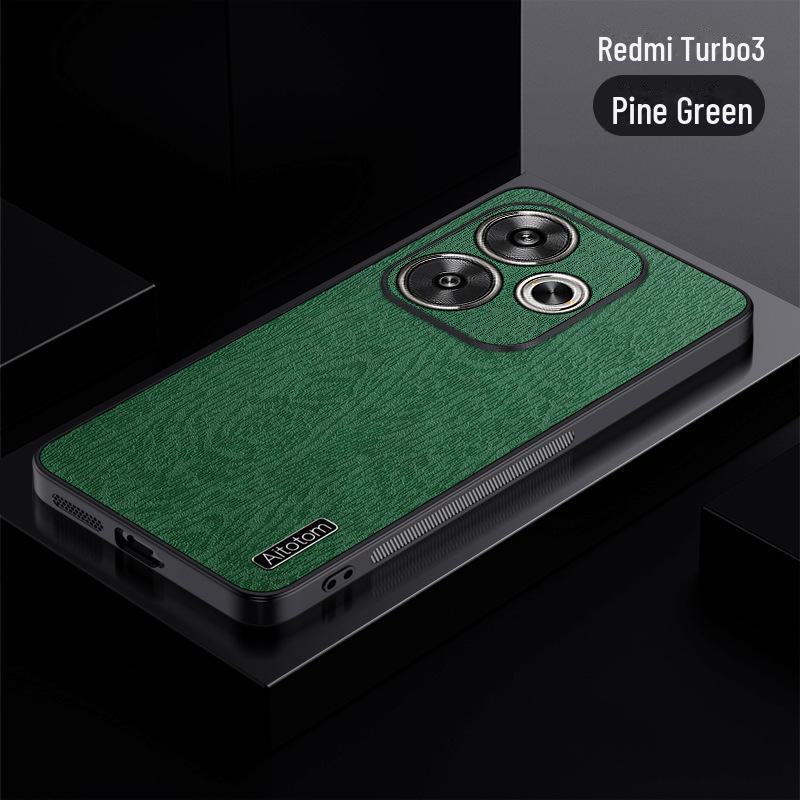 Redmi Note 12 Turbo3 Bark Grain Protective Case - High-Quality Texture and Full Coverage