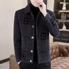 High-end Short Woolen Coat for Men's Autumn and Winter, Korean-style Warm and Thick Casual Jacket