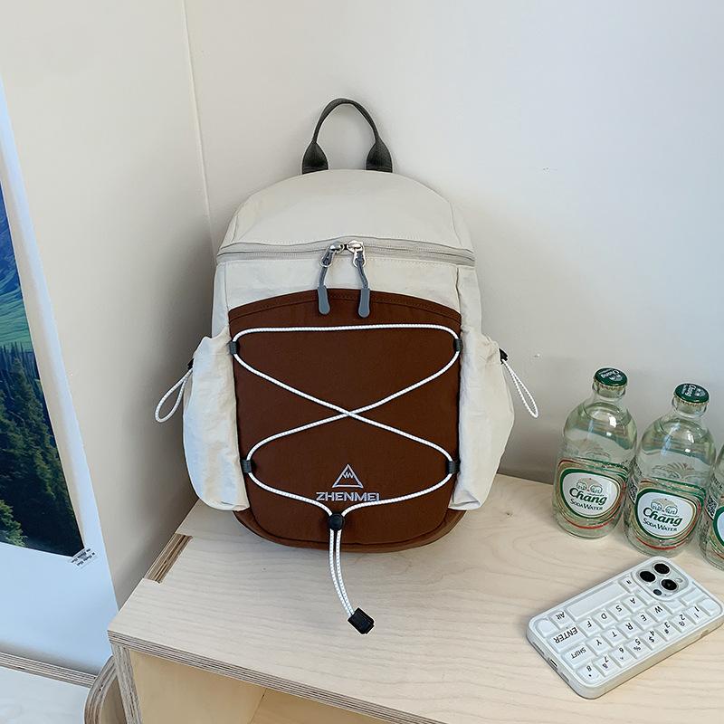 Schoolbag Niche Design Travel Bag Dopamine Outdoor Mountaineering Bag High Value Backpack Women's Leisure Fitness Cycling Backpack