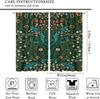 Tenda Retro Finestre William Morris con Motivo Botanico, Tenda Oscurante William Morris Arte Floreale 2 Pannelli