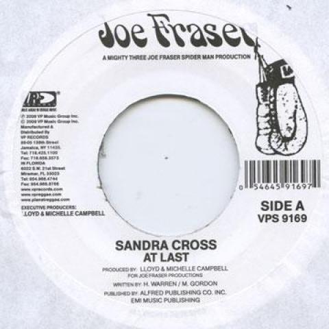 7inch Record SANDRA CROSS - At Last VPS9169 Joe Frasier US 2009 US Reggae, Ska & Dub