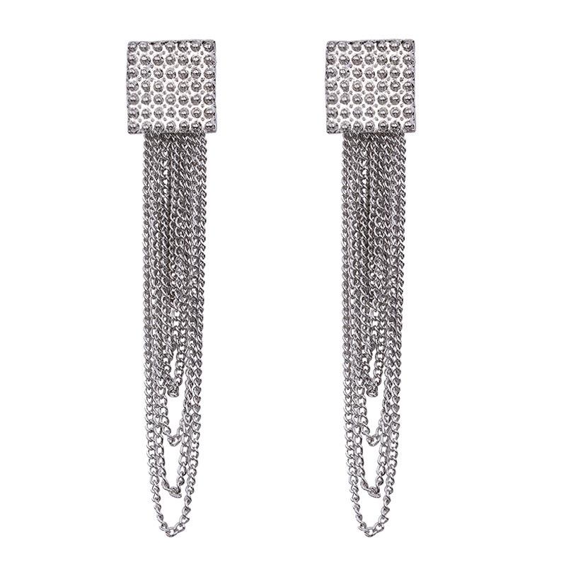 European & American Best-Selling Personalized Alloy Tassel Earrings