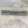 Ermanno Scervino White Cashmere Silk Blend Lace Cardigan and Sleeveless Ensemble Set Tops 38 whiteUsed