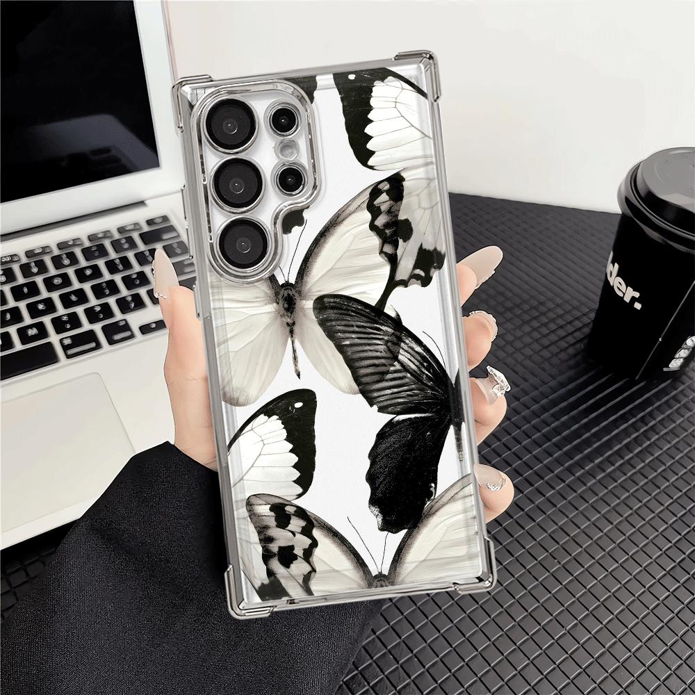 Case for Samsung Galaxy S25 S21 Plus S23 S25Edge S22 Ultra S20 FE S24 Phone Cover Creative Butterfly