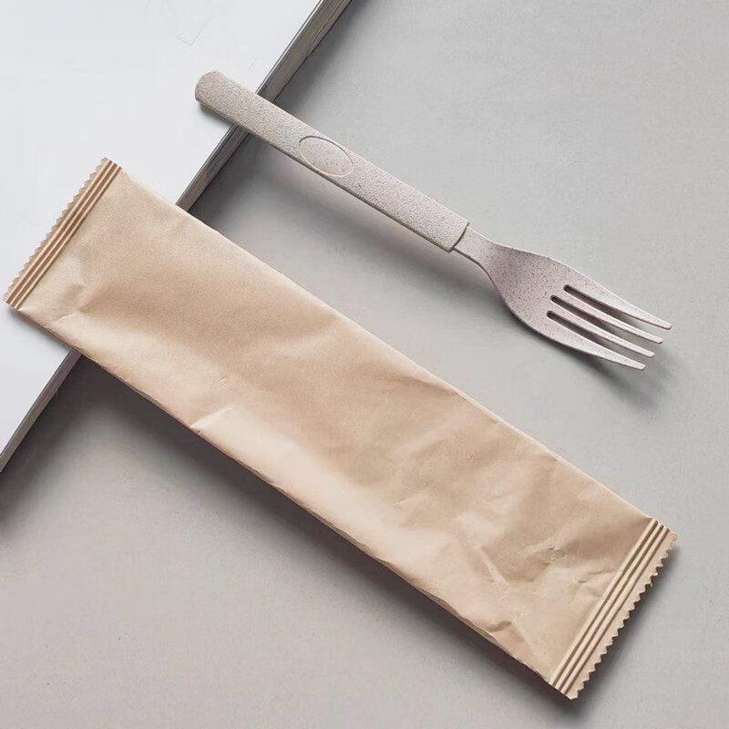 ZISIZ Disposable Paper Chopsticks & Spoon Combo