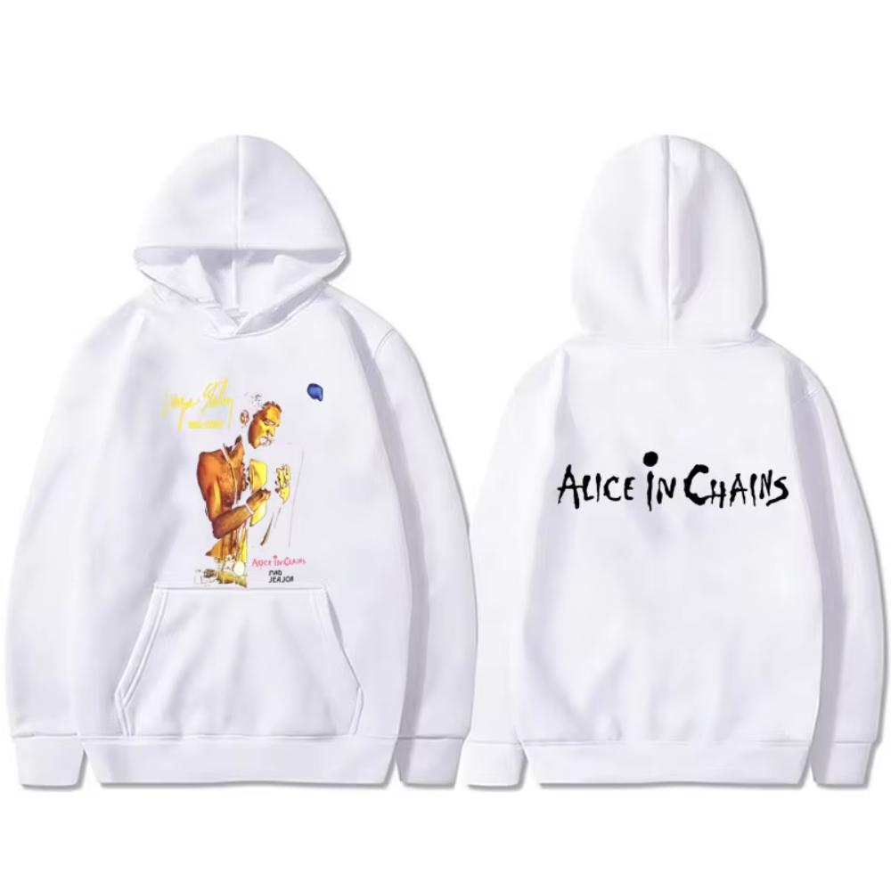 Rock Band Alice in Chains Layne Staley Graphic Hoodie Men's Women Punk Oversized Classic Streetwears Hoodies