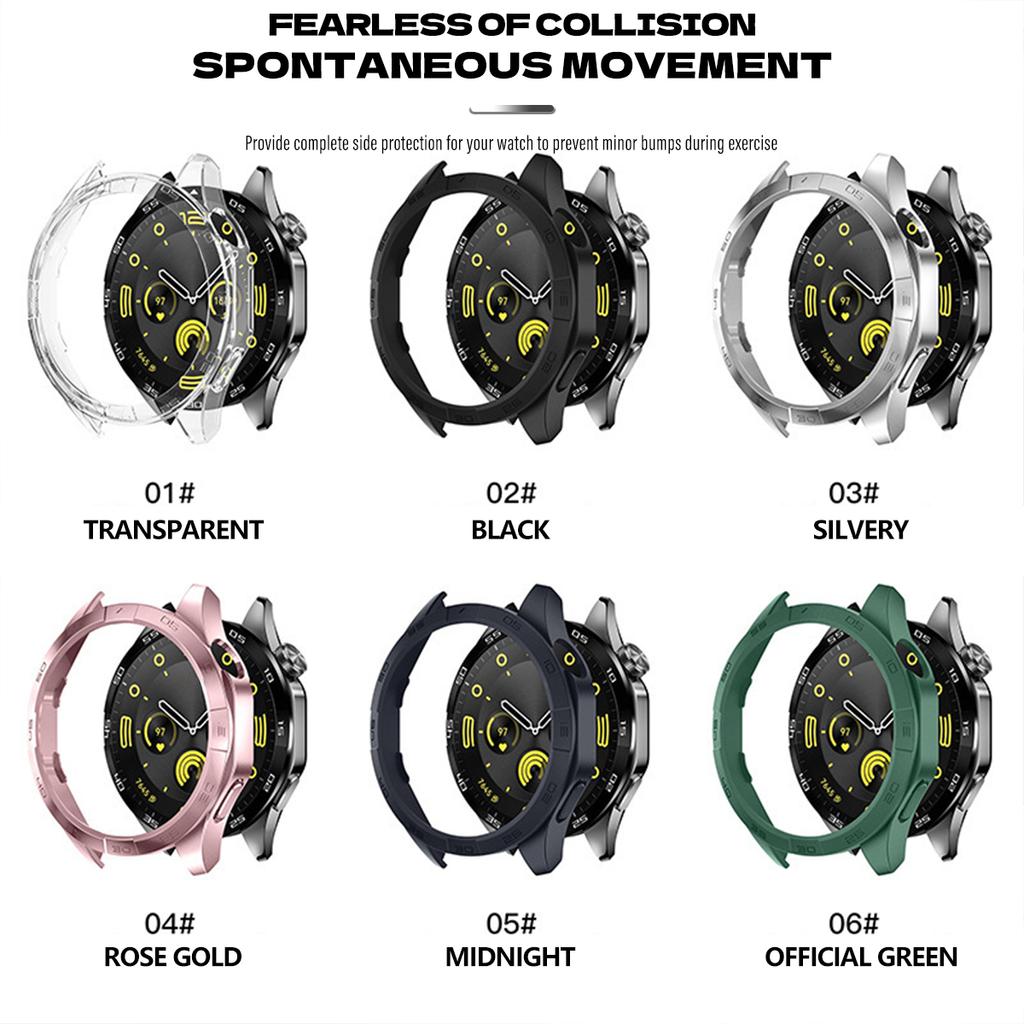 Case For Huawei Watch GT 4 46mm Protective Case PC Hard Bumper for Men's Women's GT4 Accessories (no Screen Protector Glass)