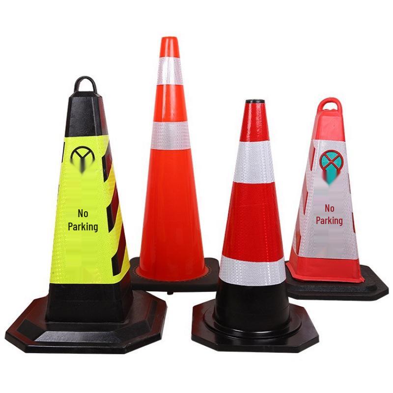 70cm No Parking Rubber Traffic Safety Cone