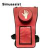 First Aid Training Heimlich Training Vest Choking Trainer with Tracheal Blockage Vest Wearable Adult Infarction Teaching Model