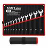 12-Piece Chrome-Plated Combination Wrenches | Kraft&Dele