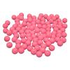 105pcs 15mm Silicone Beads Bulk Round Silicone Beads Loose Beads for Bracelet Necklace Keychain Making Baby Pink