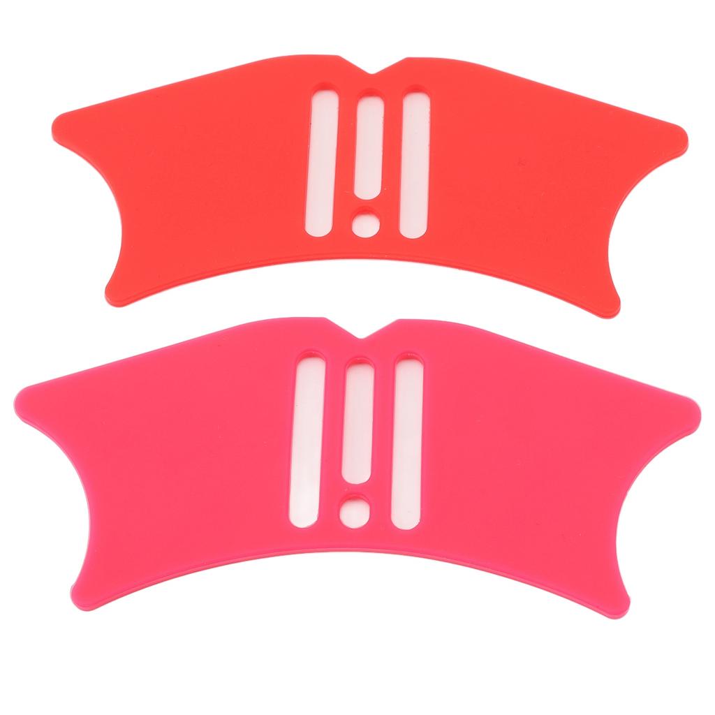 2pcs 4 In 1 Nose Contour Stencil Shadow Tool Reusable Silicone Shadow Template Highlighter Template