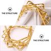 A84X-12Pcs Polygon Star Design Napkin Rings Star Napkin Buckle Metal Napkin Holders For Wedding Birthday Party Decorations Golde