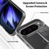 For Google Pixel 10 Pro Clear Phone Case TPU+Acrylic Shockproof Phone Back Cover