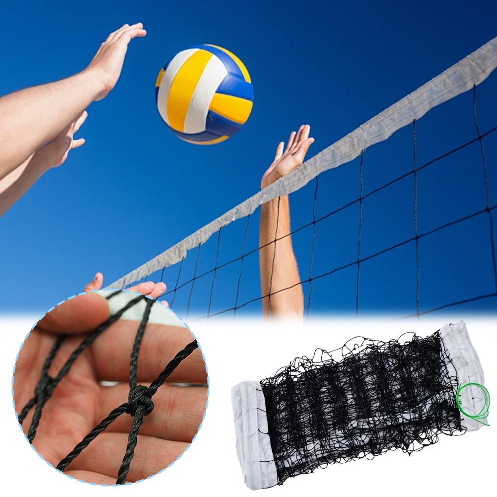 950cm Beach Volleyball Net Standard Professional Volleyball Net Easy Setup Outdoor Tennis Mesh Net for Backyard Schoolyard Beach
