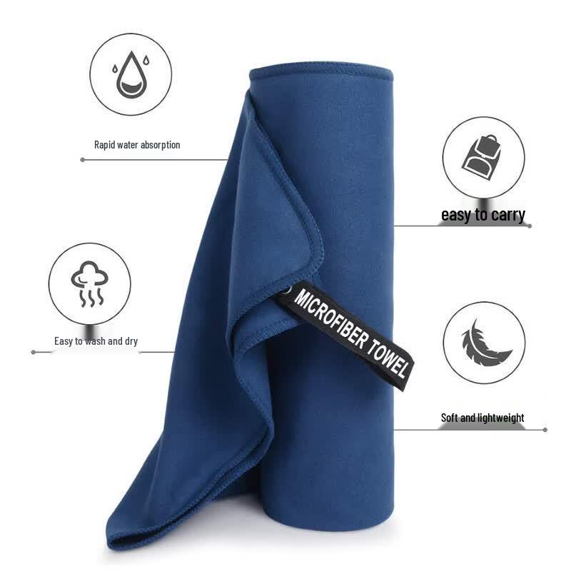 Quick-Dry Double-Sided Fleece Sports & Beach Towel