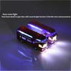 ABAO1 1:36 Double-decker Bus Car Model Toy Doors Opened Pull Back Miniature Models Sound Light Rubber Tires Vehicle Home Decorations