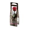 Flor Ever Preserved Flower Short Stem Rose Cherry Red Approx. Flower Diameter 3.5~5 x L20cm FL000072-005