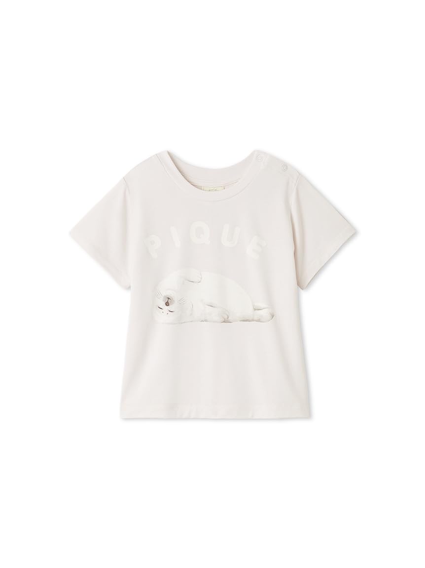 

Gelato Pique Baby Seal PBCT252408 PNK 80 One-Point T-Shirt рожевий