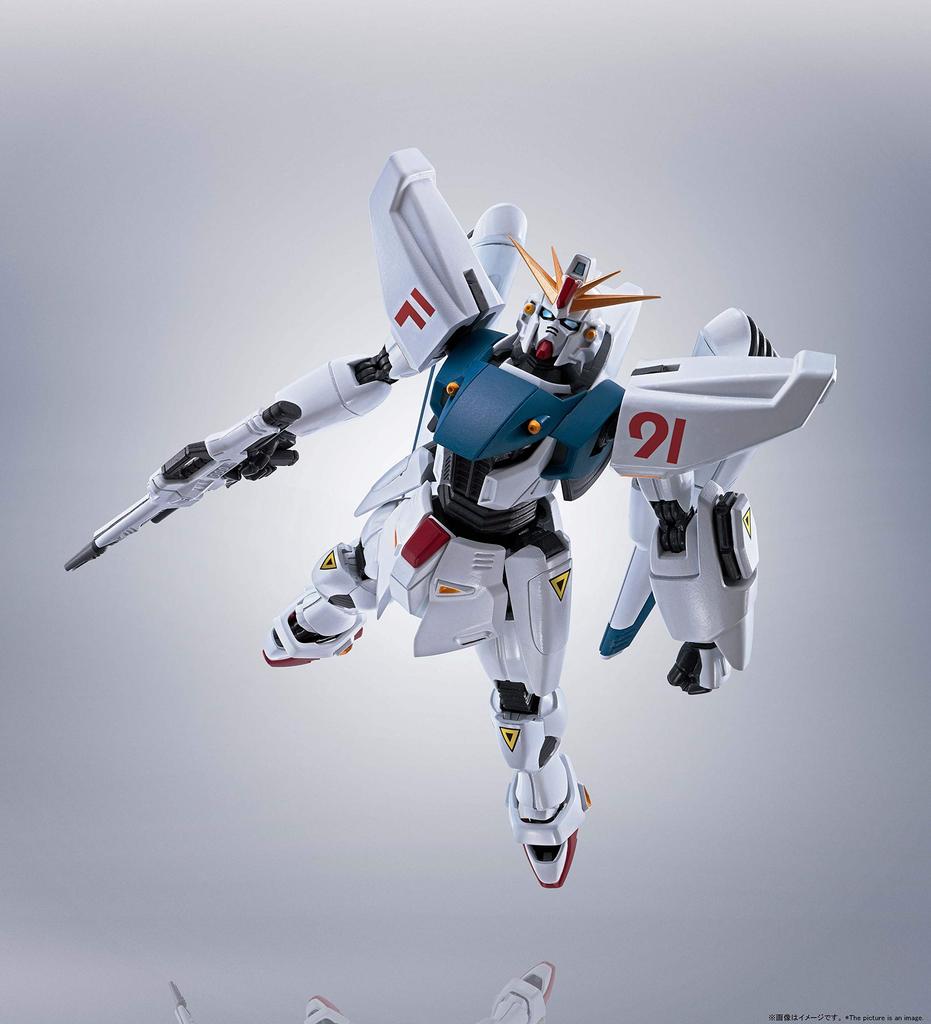 TAMASHII NATIONS ROBOT SPIRITS Mobile Suit Gundam F91 Gundam F91 130mm ABS PVC Painted Action Figure [SIDE MS] EVOLUTION-SPEC Approx. &