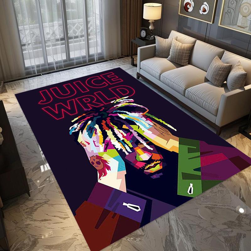 Juice Wrld: Legacy Music Passion Carpet Printing Suitable for All Seasons Bathroom Mat Fashion Office Chair Cushion