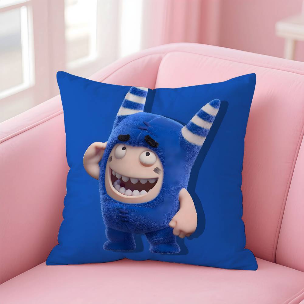 

Декор для дому Подушка Oddbods Наволочка Комфорт Диван-ліжко Шовковиста Елегантна Прихована блискавка Індивідуальна Декоративна наволочка 20x20Inch