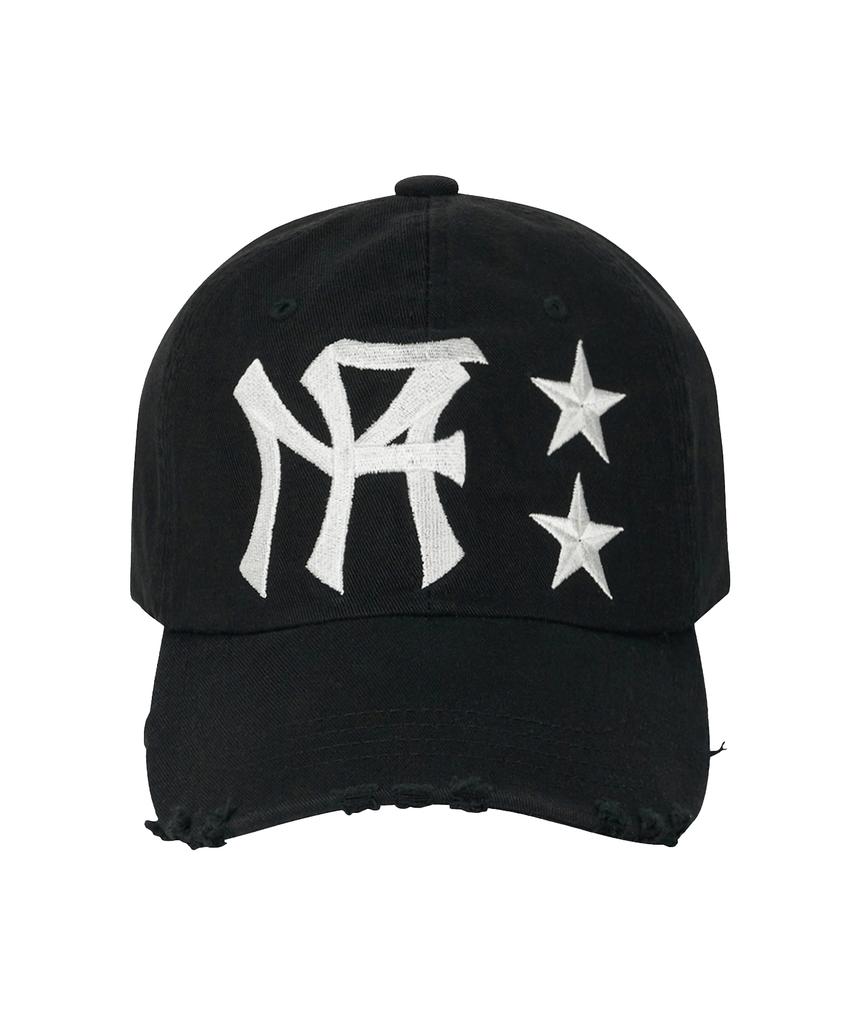 FREEMARIO Mf Damaged Ball Cap [Black]