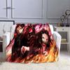 LOUSIDREAM Demon Slayer Deky pro postele Home Travel Flanelová deka pro dospělé na gauč Obývací pokoj Pohovka Child Keep Warm
