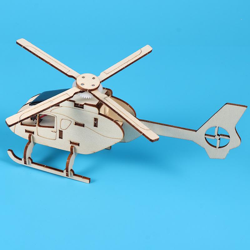 Mini Solar Helicopter Educational Science Toy for Kids