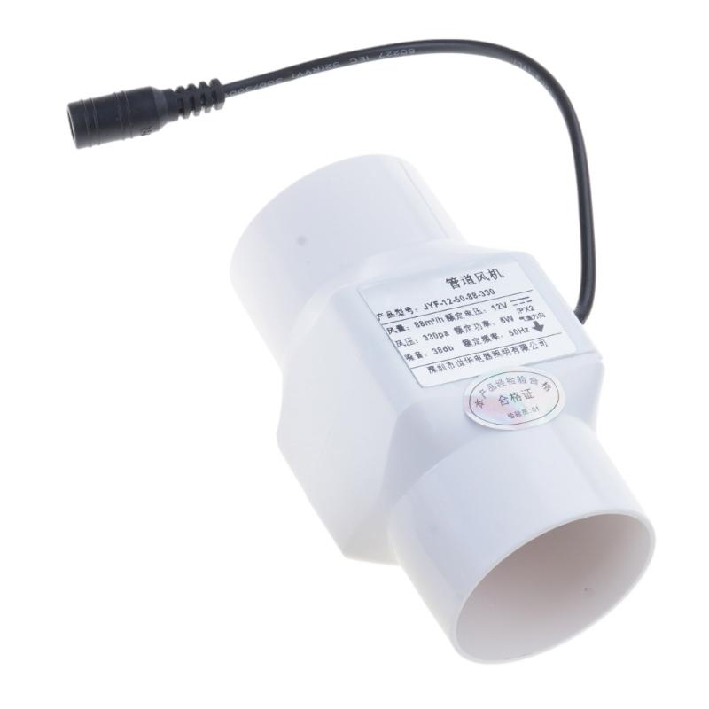 110V 220V BBQ Fan Cooking Blower Adjustable Speed 2inch Pipe Exhaust Fan with 160cm Cable for Bathroom Toilet Kitchen