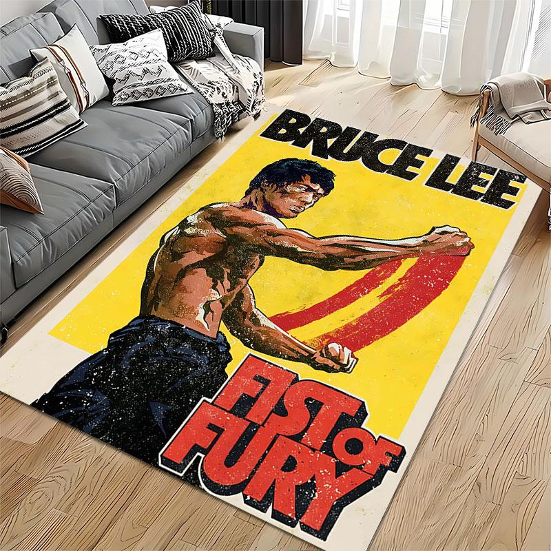 Bruce Lee Fist of Fury Carpet suitable as a non-slip mat for the living room or bedroom sofa