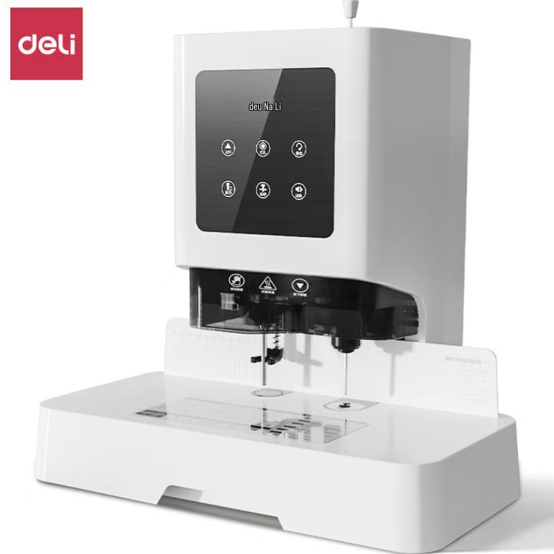 Deli Z1 Automatic Hot Melt Financial Binding Machine CN plug (adapter included)