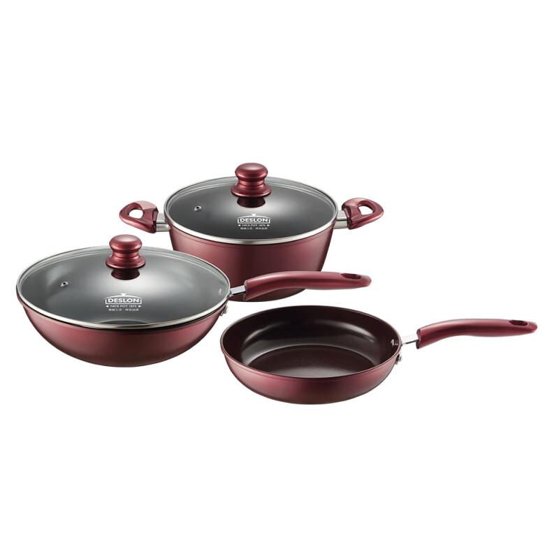 Deshi Lang Fine Iron 3-Piece Cookware Set