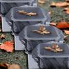 Garden Patio Rain Barrel Mesh Cover - Black Insect & Leaf Protection