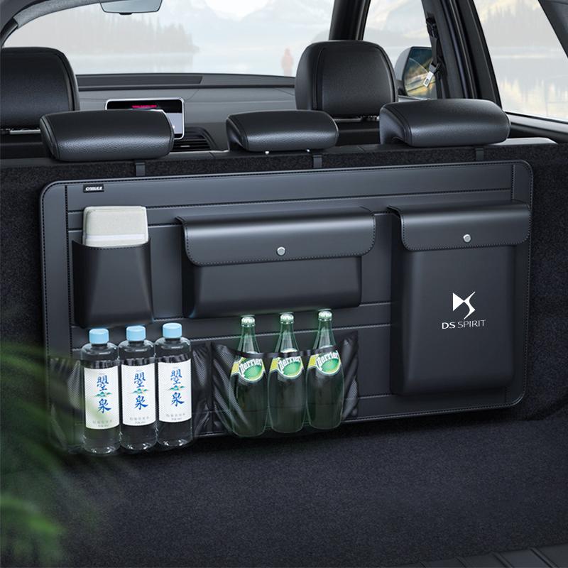 For DS SUV DS6 DS7 Car Trunk Storage Bag Multifunctional Rear Seat Hanging Bag Car Trunk Storage Box Auto Interior Accessory