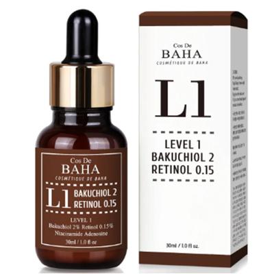 L1 Bakuchiol 2% serumas su retinoliu 30ml (3 Parinktys)