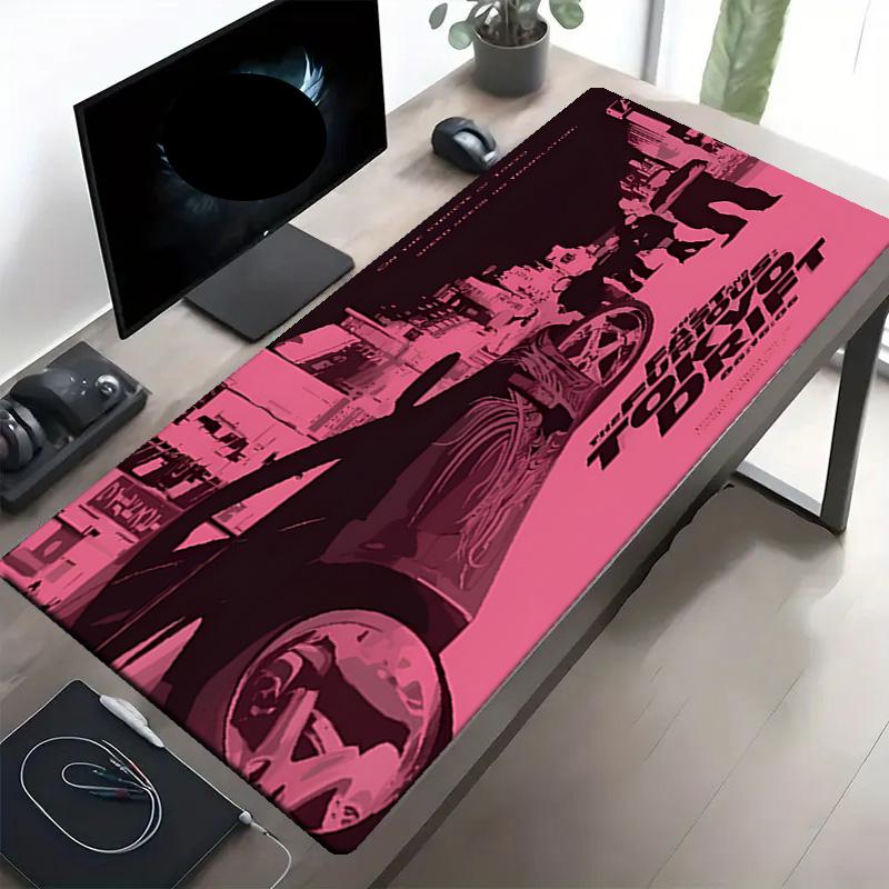 Fast & Furious Print Mouse Pad, Anti‑Slip Desktop keyboard Mat, for PC Laptop Gaming Working Daily Use, Cool Festival Birthday Gift