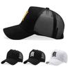 Casual Mesh Summer Baseball Cap Letter Hip Hop Sun Hats Big Head Breathable Sports Cap Men Women