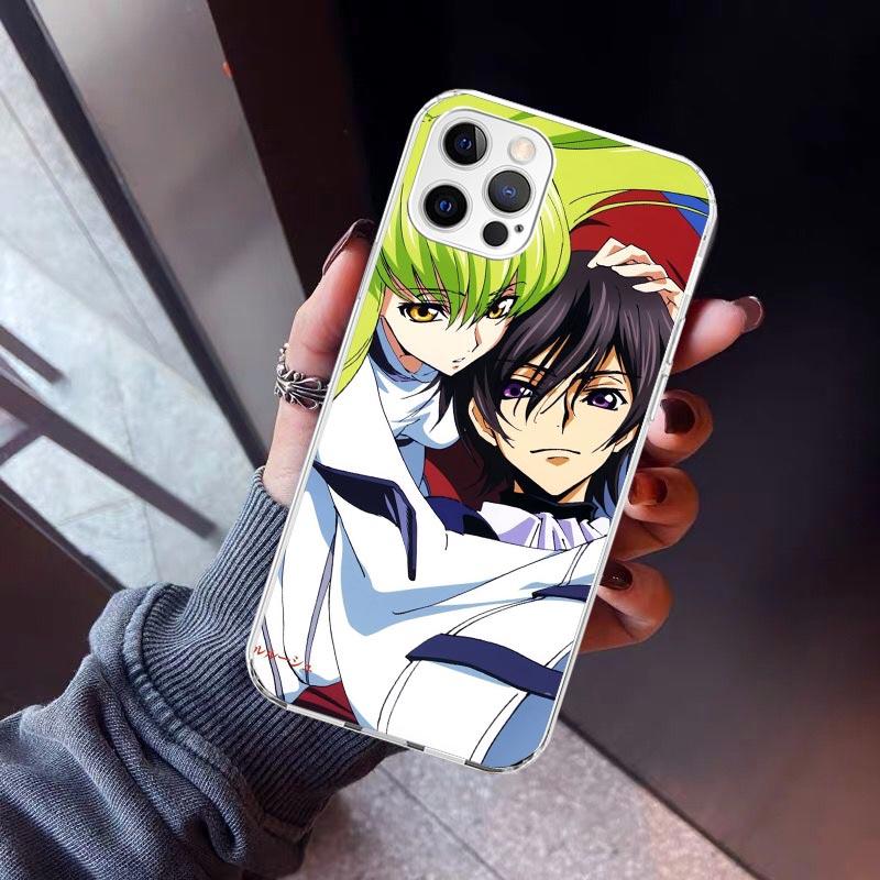 Code Geass Anime Phone Case For iPhone 17 Air 11 13 Mini 14 15 Plus 16 12 Pro Max 16E SE 7 8 Pattern Soft TPU Back Cover 17 Air