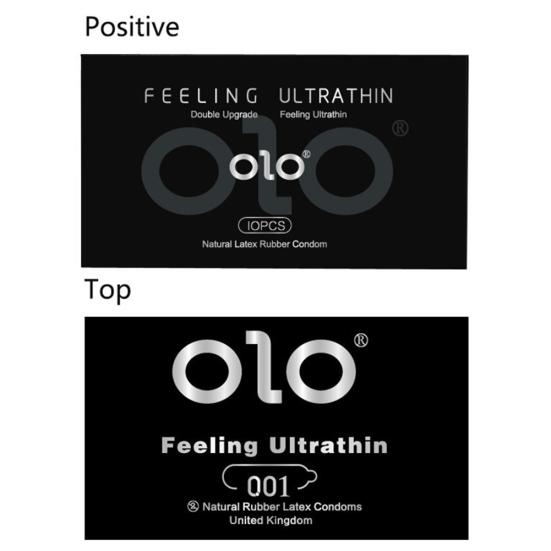 10Pcs Ultra Thin Latex Adult Contraception Hyaluronic Acid Lubricating Condoms