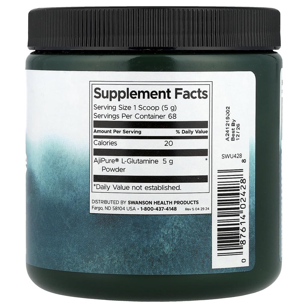 L-Glutamine Powder, 340G(12Oz)