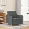 VidaXL Armchair, Seat with Padded Armrests and Backrest, Sofa with Cushion, Living Room Furniture, Modern, Grey 359463
