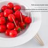 Bamboo Toothpick & Skewer Set - Portable Holder for Home, Hotel & Restaurant
