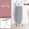 Large Folding Vertical Ironing Board with Widened Pad and Clothes Rack