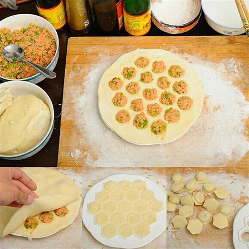 Aluminum Ravioli Maker Pasta Form Meat Dumpling Mold 37 Holes Dumpling Pastry Pressure Cutter Home Kitchen Tools