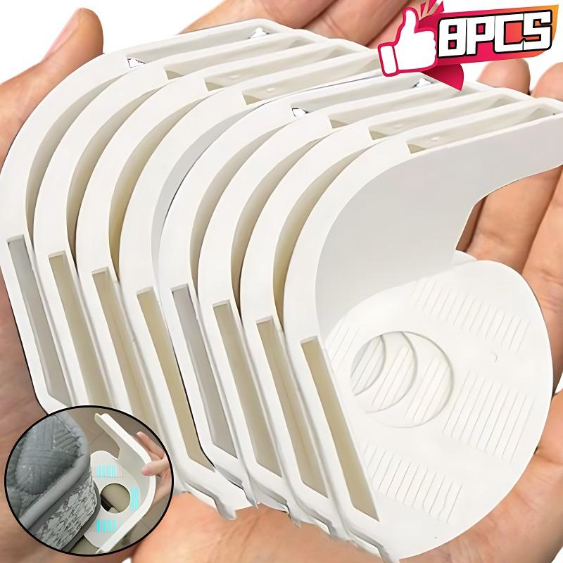 8/1PC Invisible Bedsheet Corner Tightener Clips Multifunctional Bed Sheet Grippers Fastener Non-Slip Quilt Bed Cover Fixed Clips